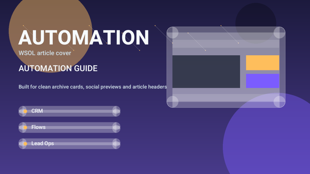 אוטומציה עסקית חכמה: מדריך מעשי לצמיחה מהירה