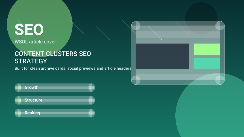 אשכולות תוכן ל-SEO: איך לבנות סמכות שמביאה טראפיק איכותי