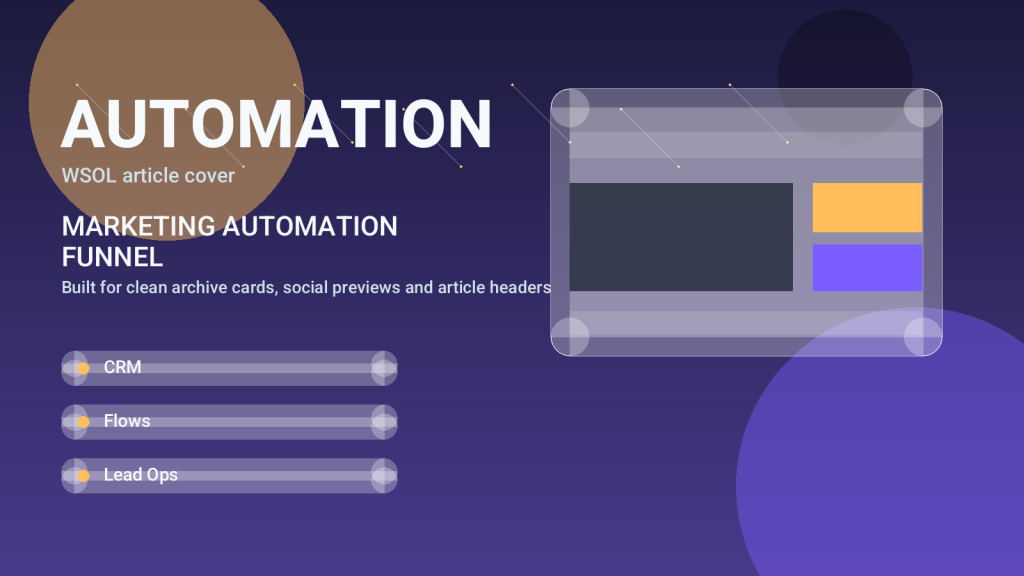 אוטומציה שיווקית למשפך לידים: מדריך קצר וברור